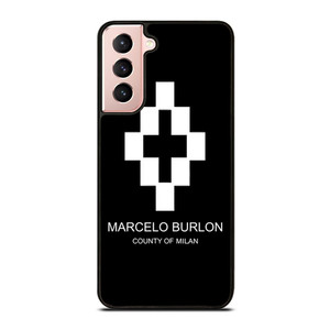 MARCELO BURLON MILAN LOGO Samsung Galaxy S21 Case Cover