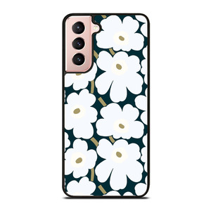 MARIMEKKO FLOWER WHITE Samsung Galaxy S21 Case Cover