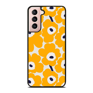 MARIMEKKO HERITAGE FLOWER YELLOW Samsung Galaxy S21 Case Cover