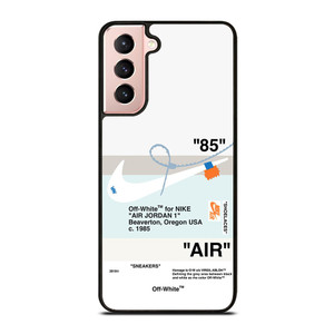 NIKE AIR JORDAN OFF WHITE Samsung Galaxy S21 Case Cover NIKE AIR JORDAN OFF WHITE Samsung Galaxy S21 Case Cover