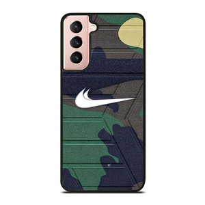 NIKE SWOOSH CAMO ARMY Samsung Galaxy S21 Case Cover