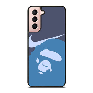 NIKE X BAPE BLUE LOGO Samsung Galaxy S21 Case Cover