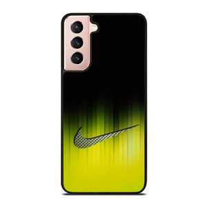 NIKE YELLOW BLACK LOGO Samsung Galaxy S21 Case Cover