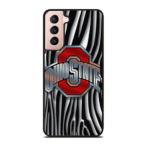 OHIO STATE FOOTBALL METAL ABSTRACT LOGO Samsung Galaxy S21 Case Cover OHIO STATE FOOTBALL METAL ABSTRACT LOGO Samsung Galaxy S21 Case Cover