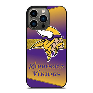 MINNESOTA VIKINGS GLITTER LOGO iPhone 13 Pro Case Cover