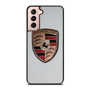 PORSCHE SILVER METAL EMBLEM Samsung Galaxy S21 Case Cover PORSCHE SILVER METAL EMBLEM Samsung Galaxy S21 Case Cover