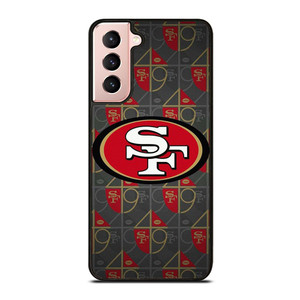 SAN FRANCISCO 49ERS LOGO PATTERN Samsung Galaxy S21 Case Cover