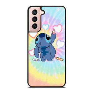 STITCH CARTOON TIE DYE PATTERN Samsung Galaxy S21 Case Cover STITCH CARTOON TIE DYE PATTERN Samsung Galaxy S21 Case Cover