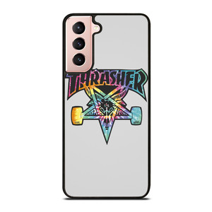 THRASHER SKATEBOARD TIE DYE LOGO Samsung Galaxy S21 Case Cover THRASHER SKATEBOARD TIE DYE LOGO Samsung Galaxy S21 Case Cover