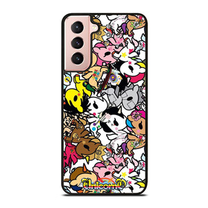 TOKIDOKI UNICORN COLLAGE Samsung Galaxy S21 Case Cover TOKIDOKI UNICORN COLLAGE Samsung Galaxy S21 Case Cover