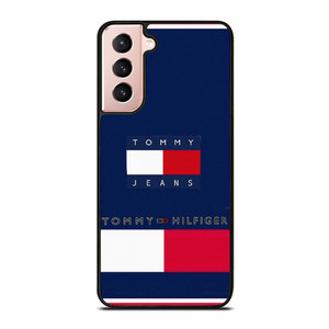 TOMMY HILFIGER JEANS LABEL Samsung Galaxy S21 Case Cover TOMMY HILFIGER JEANS LABEL Samsung Galaxy S21 Case Cover