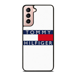 TOMMY HILFIGER WHITE LOGO Samsung Galaxy S21 Case Cover
