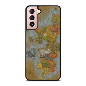 WORLD OF WARCRAFT GAMES MAP Samsung Galaxy S21 Case Cover WORLD OF WARCRAFT GAMES MAP Samsung Galaxy S21 Case Cover
