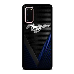 FORD MUSTANG BLLUE CARBON EMBLEM Samsung Galaxy S20 Case Cover