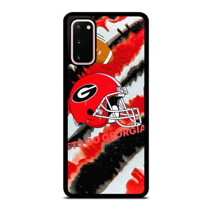 GEORGIA BULLDOGS FOOTBALL PSYCHEDELIC ART Samsung Galaxy S20 Case Cover