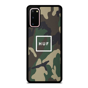 HUF ARMY CAMO LOGO Samsung Galaxy S20 Case Cover HUF ARMY CAMO LOGO Samsung Galaxy S20 Case Cover