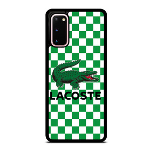 LACOSTE CHECKERBOARD LOGO Samsung Galaxy S20 Case Cover LACOSTE CHECKERBOARD LOGO Samsung Galaxy S20 Case Cover