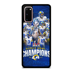 LOS ANGELES RAMS NFL CHAMPIONS 2021 Samsung Galaxy S20 Case Cover LOS ANGELES RAMS NFL CHAMPIONS 2021 Samsung Galaxy S20 Case Cover