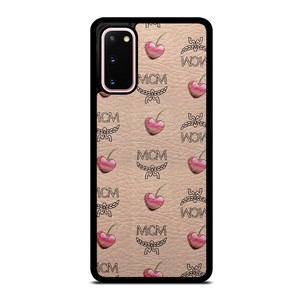 MCM WORLD WIDE APPLE LOVE LEATHER Samsung Galaxy S20 Case Cover