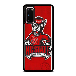 NC STATE WOLFPACK FOOTBALL CARBON LOGO Samsung Galaxy S20 Case Cover