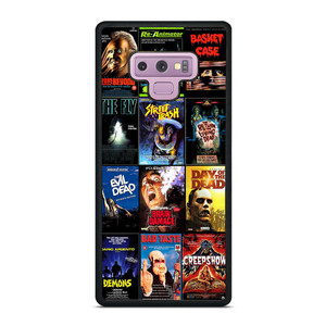 HORROR MOVIES POSTER COLLAGE Samsung Galaxy Note 9 Case Cover HORROR MOVIES POSTER COLLAGE Samsung Galaxy Note 9 Case Cover
