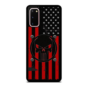 PUNISHER RED BLACK AMERICAN FLAG Samsung Galaxy S20 Case Cover PUNISHER RED BLACK AMERICAN FLAG Samsung Galaxy S20 Case Cover
