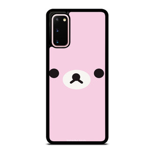 RILAKKUMA BEAR PINK MINIMALIST Samsung Galaxy S20 Case Cover RILAKKUMA BEAR PINK MINIMALIST Samsung Galaxy S20 Case Cover