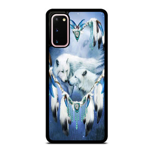 WHITE WOLF DREAMCATCHER Samsung Galaxy S20 Case Cover WHITE WOLF DREAMCATCHER Samsung Galaxy S20 Case Cover