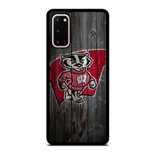 WISCONSIN BADGERS WOOD LOGO Samsung Galaxy S20 Case Cover WISCONSIN BADGERS WOOD LOGO Samsung Galaxy S20 Case Cover