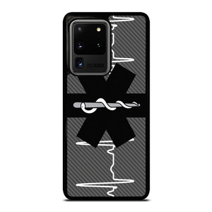 EMT EMS REGISTERED PARAMEDIC LOGO CARBON Samsung Galaxy S20 Ultra Case Cover
