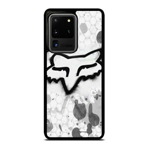 FOX RACING WHITE BRUSHED LOGO Samsung Galaxy S20 Ultra Case Cover