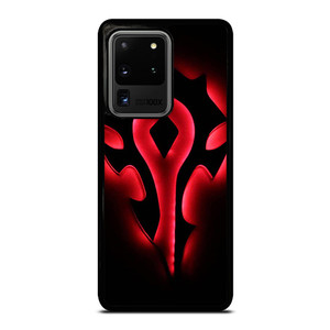 HORDE WORLD OF WARCRAFT BLACK LOGO Samsung Galaxy S20 Ultra Case Cover