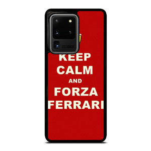 KEEP CALM AND FORZA FERRARI  Samsung Galaxy S20 Ultra Case Cover