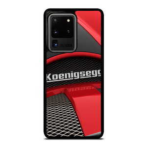 KOENIGSEGG SUPERCAR RED EMBLEM Samsung Galaxy S20 Ultra Case Cover
