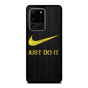 NIKE JUST DO IT WOOD LOGO YELLOW Samsung Galaxy S20 Ultra Case Cover