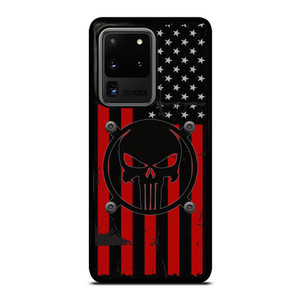 PUNISHER RED BLACK AMERICAN FLAG Samsung Galaxy S20 Ultra Case Cover PUNISHER RED BLACK AMERICAN FLAG Samsung Galaxy S20 Ultra Case Cover