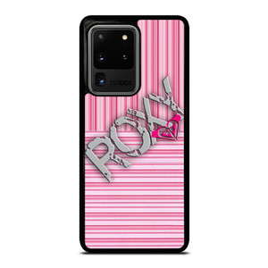 ROXY PINK STRIPE EMBLEM Samsung Galaxy S20 Ultra Case Cover