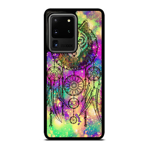 WHITE WOLF DREAMCATCHER TIE DIE Samsung Galaxy S20 Ultra Case Cover