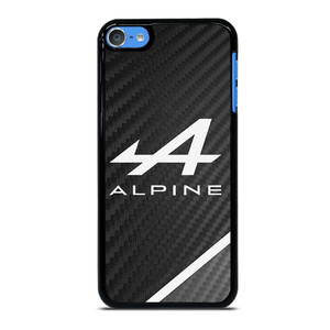 ALPINE AUTOMOBILES LOGO CARBON iPod 7 Case Cover ALPINE AUTOMOBILES LOGO CARBON iPod 7 Case Cover
