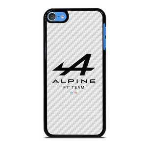 ALPINE F1 TEAM FORMULA ONE WHITE CARBON iPod 7 Case Cover ALPINE F1 TEAM FORMULA ONE WHITE CARBON iPod 7 Case Cover