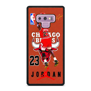MICHAEL JORDAN BULLS SPALDING  Samsung Galaxy Note 9 Case Cover