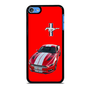 FORD MUSTANG RED CAR EMBLEM iPod 7 Case Cover FORD MUSTANG RED CAR EMBLEM iPod 7 Case Cover