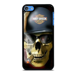 HARLEY DAVIDSON MOTOR SKULL SMOKING iPod 7 Case Cover HARLEY DAVIDSON MOTOR SKULL SMOKING iPod 7 Case Cover