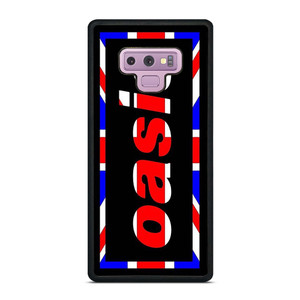 OASIS UNION JACK LOGO  Samsung Galaxy Note 9 Case Cover