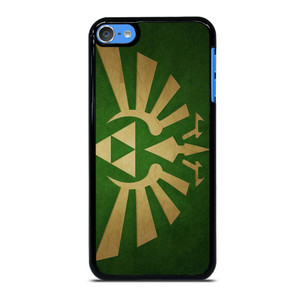 TRIFORCE LEGEND OF ZELDA GREEN LOGO iPod 7 Case Cover