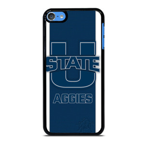 UTAH STATE AGGIES CARBON LOGO iPod 7 Case Cover