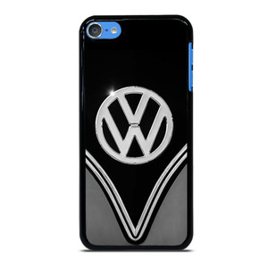 VW VOLKSWAGEN BLACK CHROME EMBLEM iPod 7 Case Cover