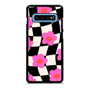 CHECKERED AESTHETIC DAISY FLOWER Samsung Galaxy S10 Plus Case Cover