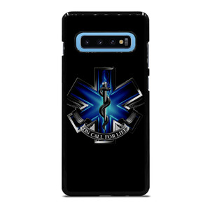 EMT EMS REGISTERED PARAMEDIC METAL SYMBOL Samsung Galaxy S10 Plus Case Cover