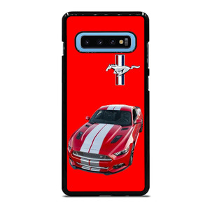 FORD MUSTANG RED CAR EMBLEM Samsung Galaxy S10 Plus Case Cover